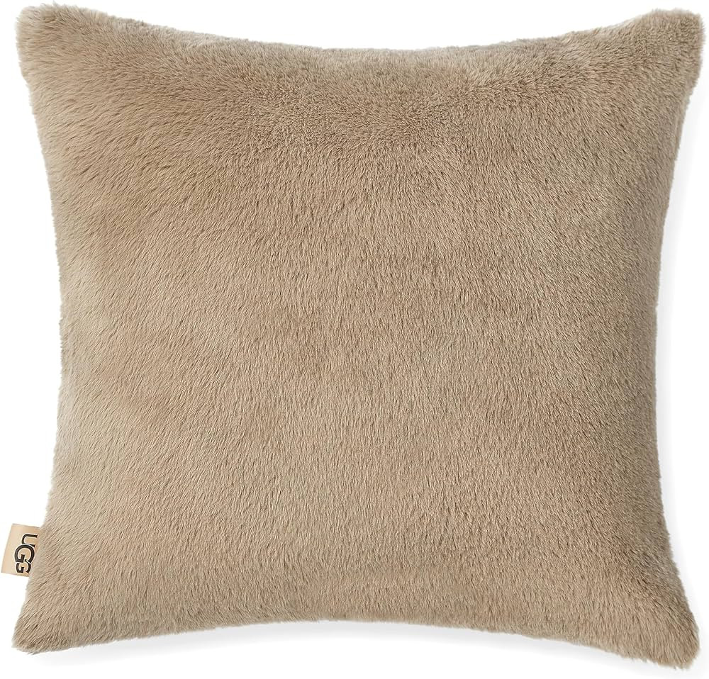 UGG Lanai Luxury Faux Fur Decorative Pillow - Soft Plush Texture, Elegant Accent for Home Decor, ... | Amazon (US)