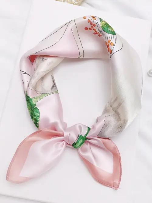 SILKSILKY Elegant Pure Silk Square Scarf in Pink at Nordstrom | Nordstrom
