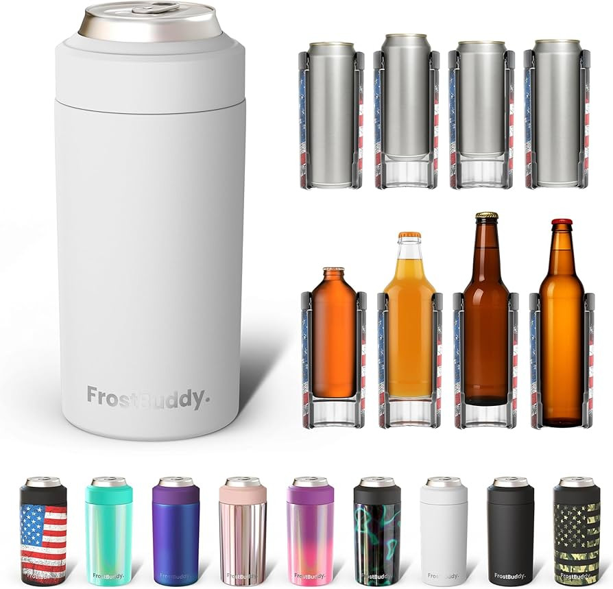 Frost Buddy Universal Buddy Can Cooler - Fits All - For Regular 12 & 16 oz or Slim-Size Bottles -... | Amazon (US)
