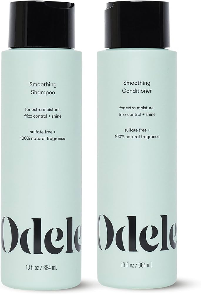 Smoothing Sulfate-Free Shampoo & Conditioner Set for Moisture, Frizz Control, Shine, and Straight... | Amazon (US)