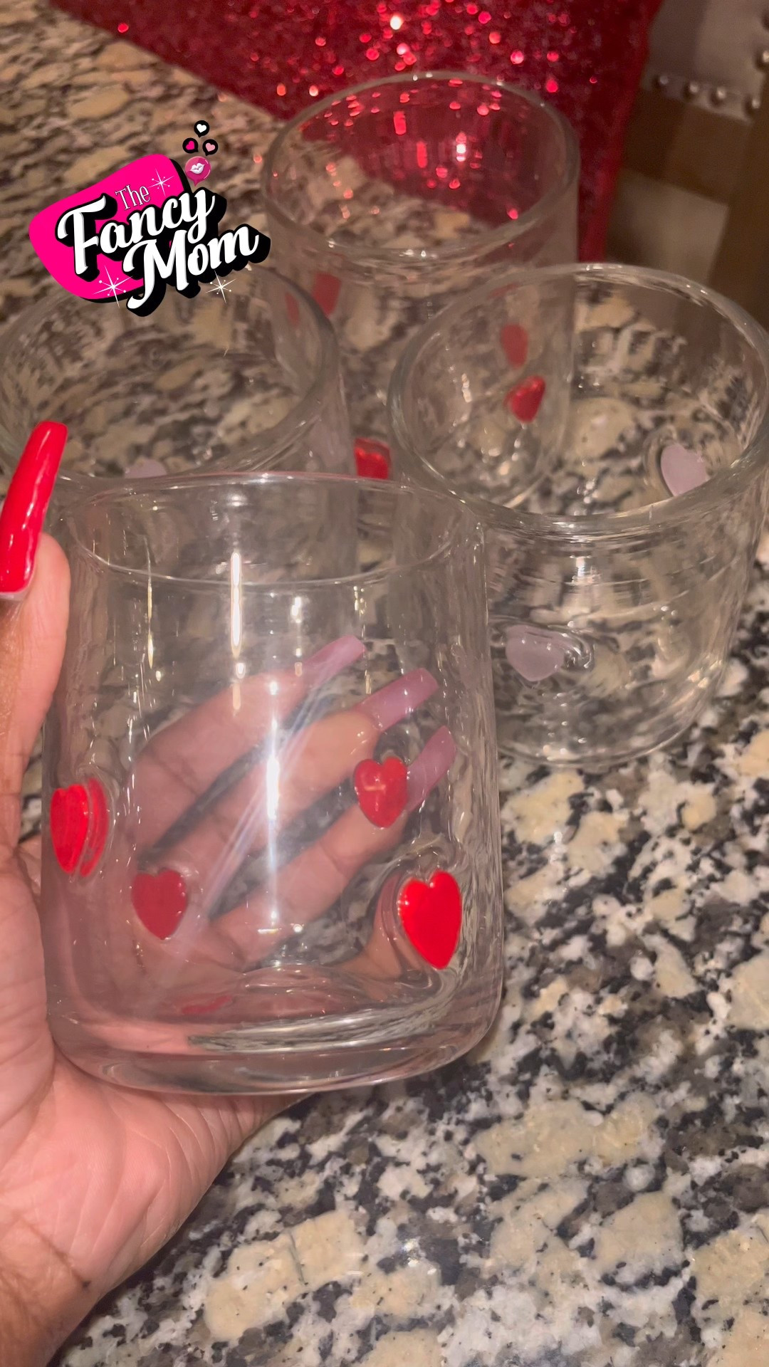 My favorite heart drinking glasses, just in time for Valentine’s Day ❤️✨ #FancyMomFinds”

#LTKValentine