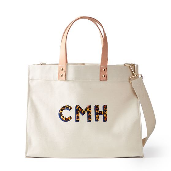 Embroidered Canvas Tote | Mark and Graham | Mark and Graham