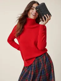 Clara Cashmere Turtleneck | J.McLaughlin