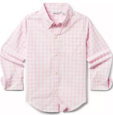 Pink button up shirt for boys
