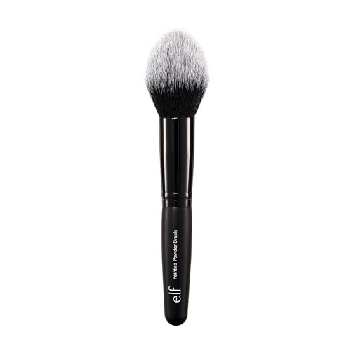 e.l.f. Pointed Powder Brush, Makeup Tool With Tapered End For Flawless Contouring & Highlighting, Vegan & Cruelty-Free | Amazon (US)
