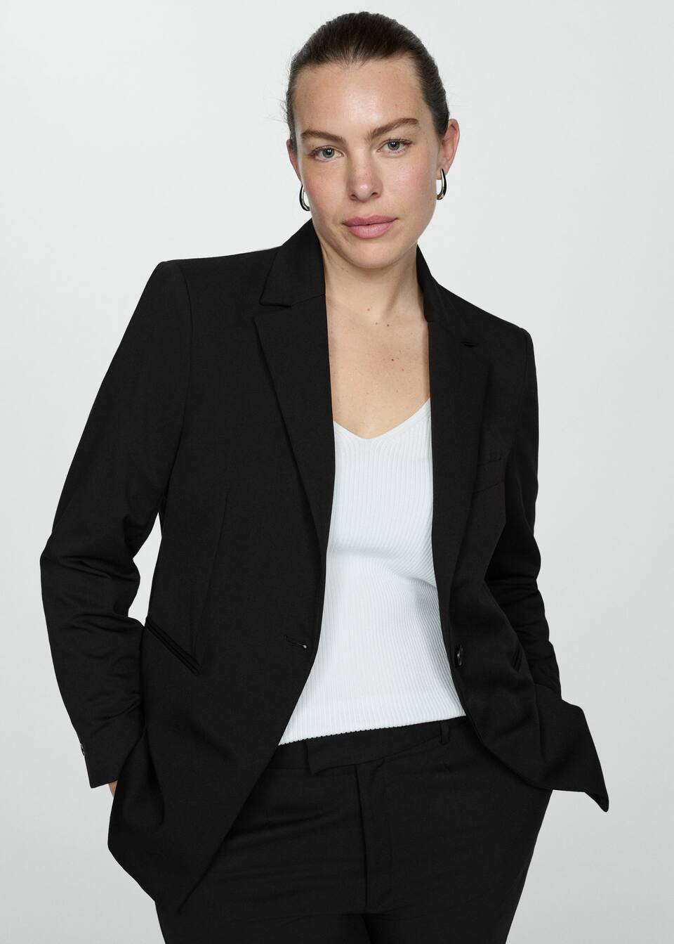 Blazer de fato justo | Mango PT
