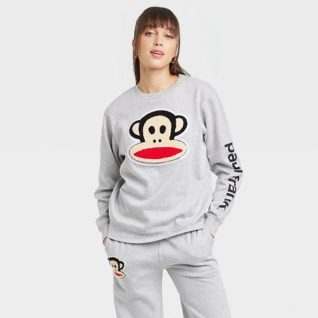 Women's Paul Frank Graphic Sweatshirt - Gray | Target