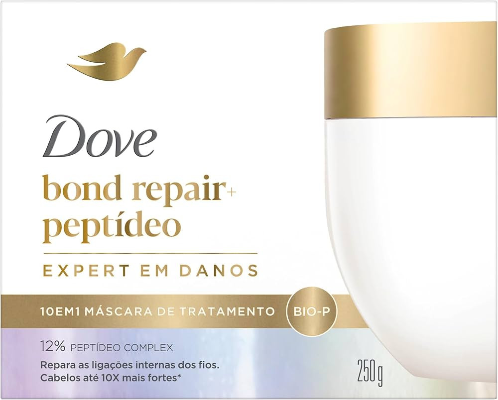 Dove Máscara Capilar 10 em 1 Bond Repair + Peptídeo 250g | Amazon (BR)