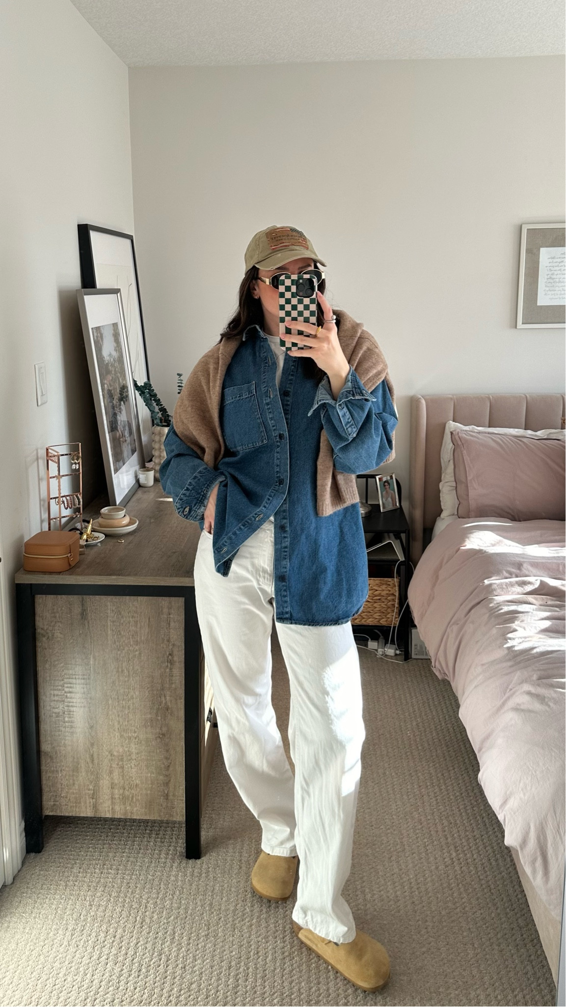 spring outfit idea, denim outfit, casual spring outfit, white jeans, Birkenstock Boston clogs, denim shirt

#LTKstyletip #LTKshoecrush #LTKSeasonal