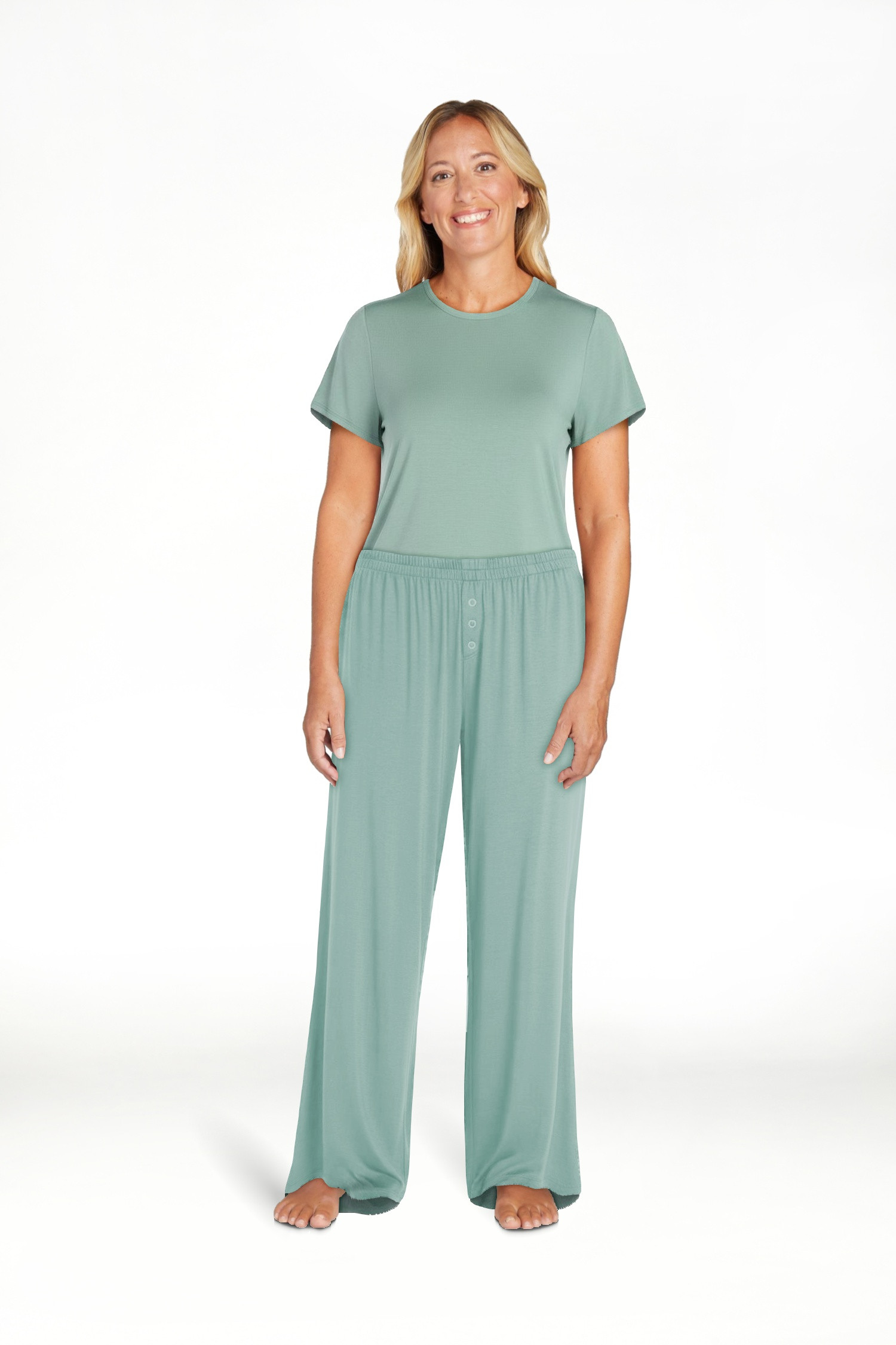 Joyspun Women’s Sleepwear Modal Pajama Long Pants, 30'' Inseam, Sizes S-3X | Walmart (US)