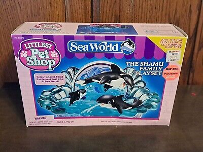Vintage 1995 Littlest Pet Shop Sea World Shamu Family Playset LPS 60872, New  | eBay | eBay US