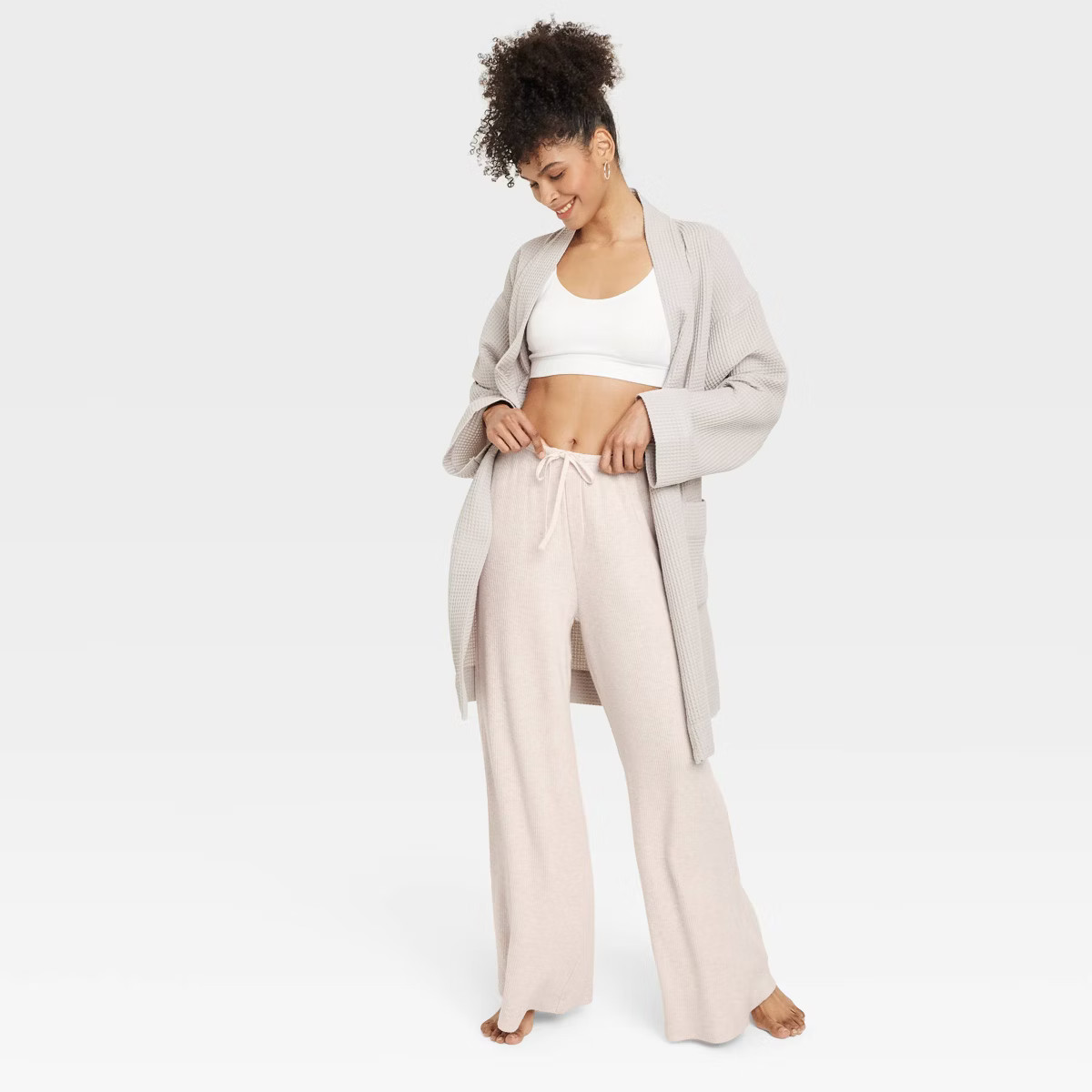 Women's Cozy Ribbed Wide Leg Pants - Auden™ | Target