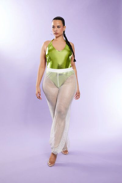 Plus Size Rhinestone Wide-Leg Pants | Forever 21