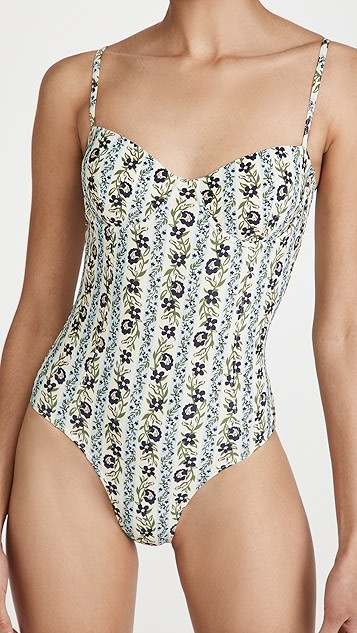 Printed Underwire One Piece | Shopbop
