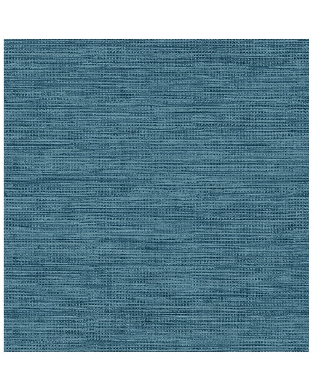 Sea Grass Blue Faux Grasscloth Wallpaper | Ruelala