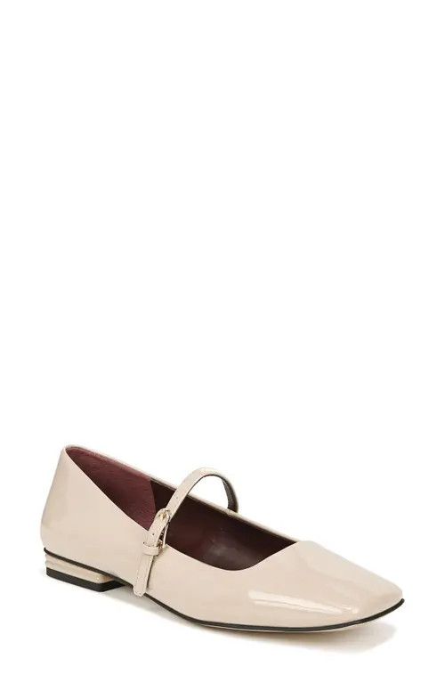 Franco Sarto Tinsley Square Toe Mary Jane Flat in Nude at Nordstrom, Size 7 | Nordstrom