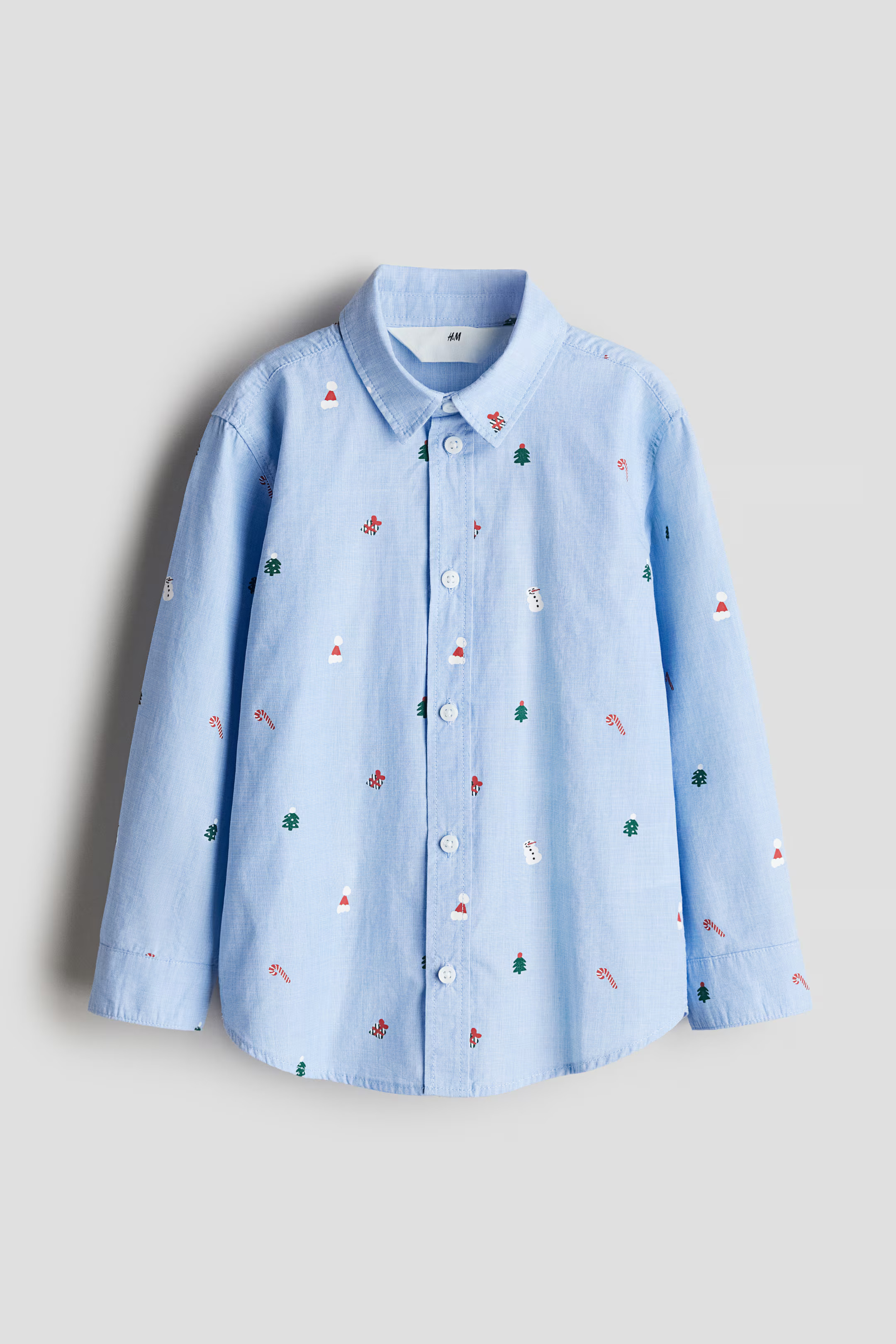 Long-sleeved Cotton Shirt | H&M (US + CA)