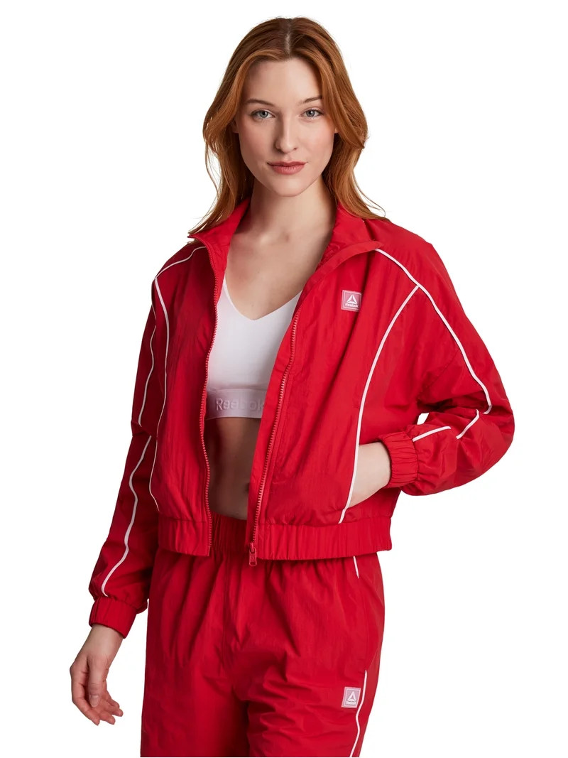 Reebok Women's Baseline Full Zip Woven Jacket, Sizes: XS-XXXL | Walmart (US)