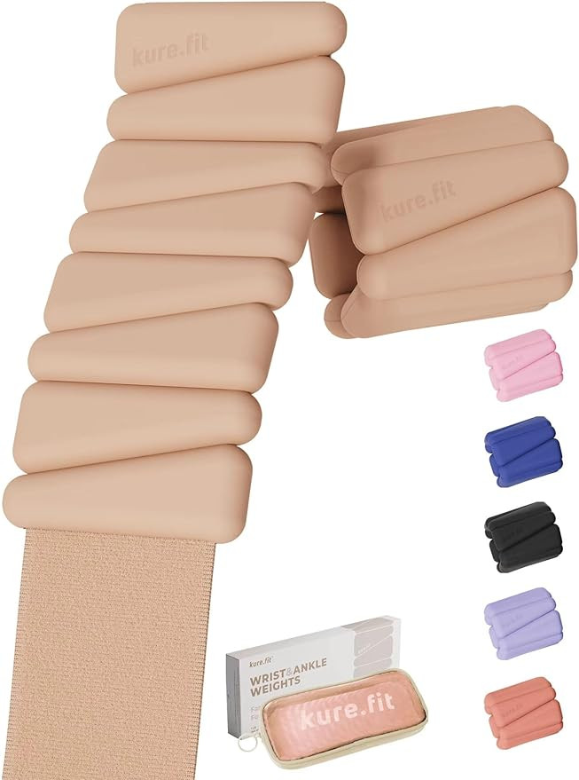 Weighted Bangles | Adjustable Wrist and Ankle Weights for Women 1LB Each (Set of 2) | Ankle Weigh... | Amazon (US)