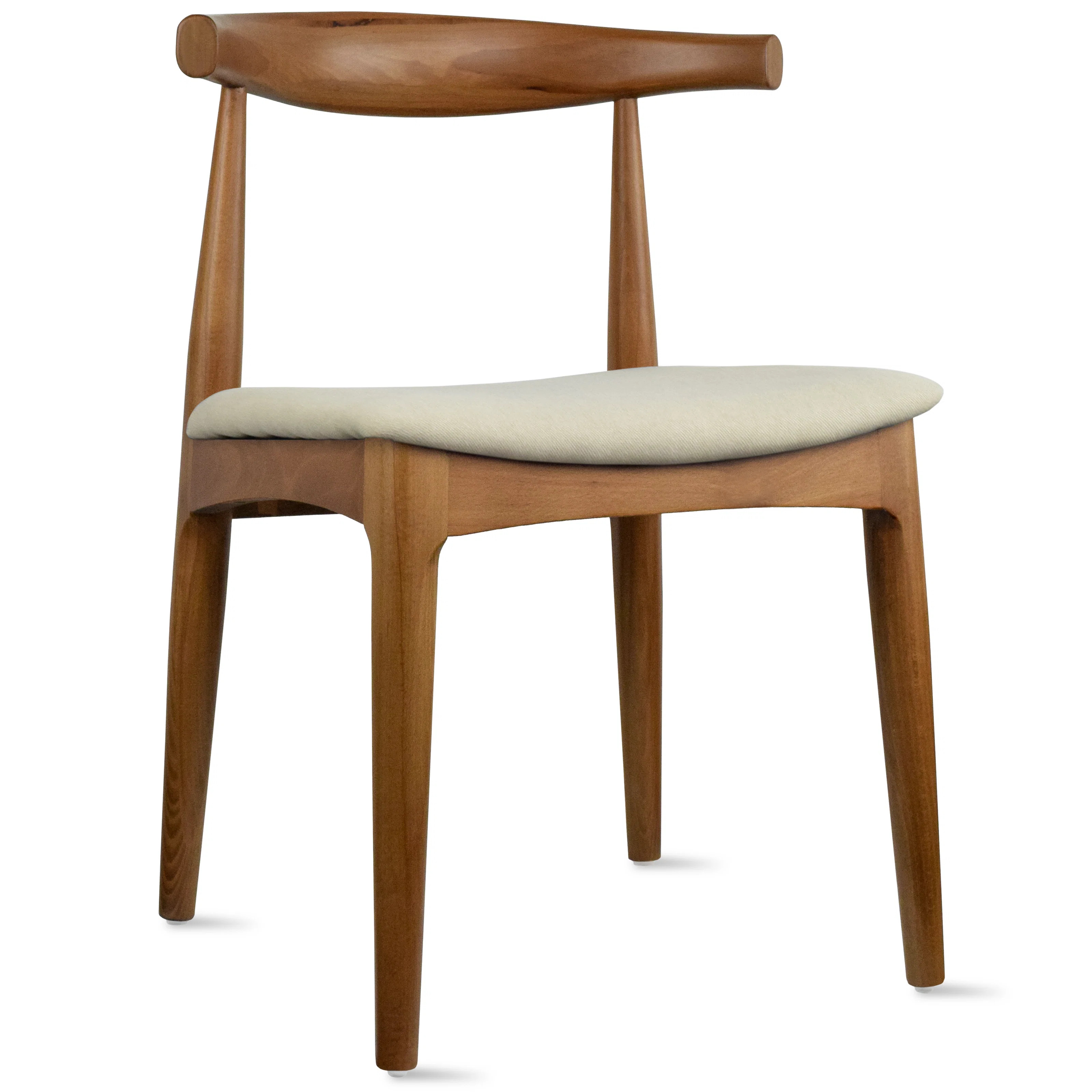 Coddington Hortencia Fabric Slat Back Side Chair Wooden Wood Dining Chair For Kitchen Bedroom | Wayfair North America