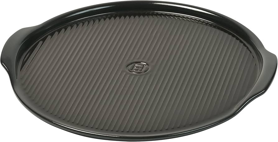 Emile Henry 14" Large Pizza Stone | Charcoal | Amazon (US)