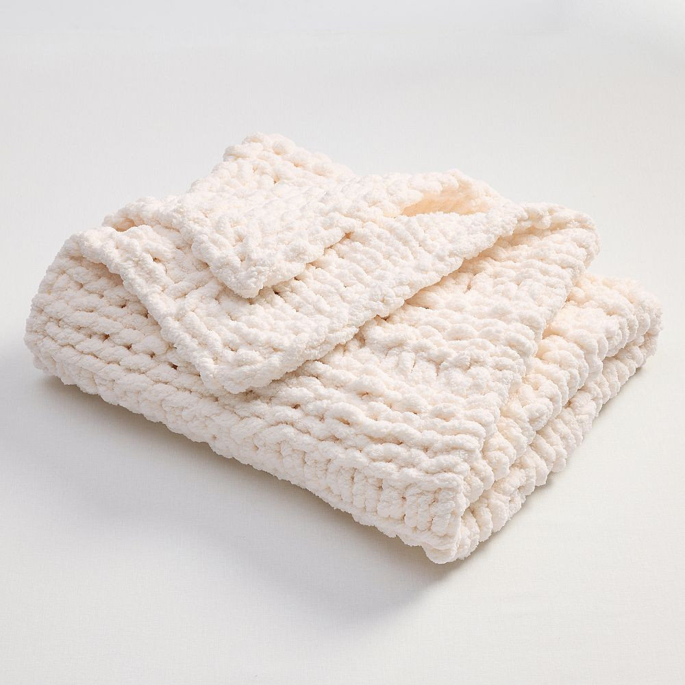 Cozy Chunky Knit Throw | Pottery Barn Teen