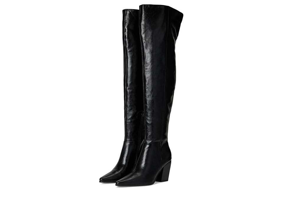 Steve Madden Bramble Women's Boots Black Leather : 6.5 M | Zappos