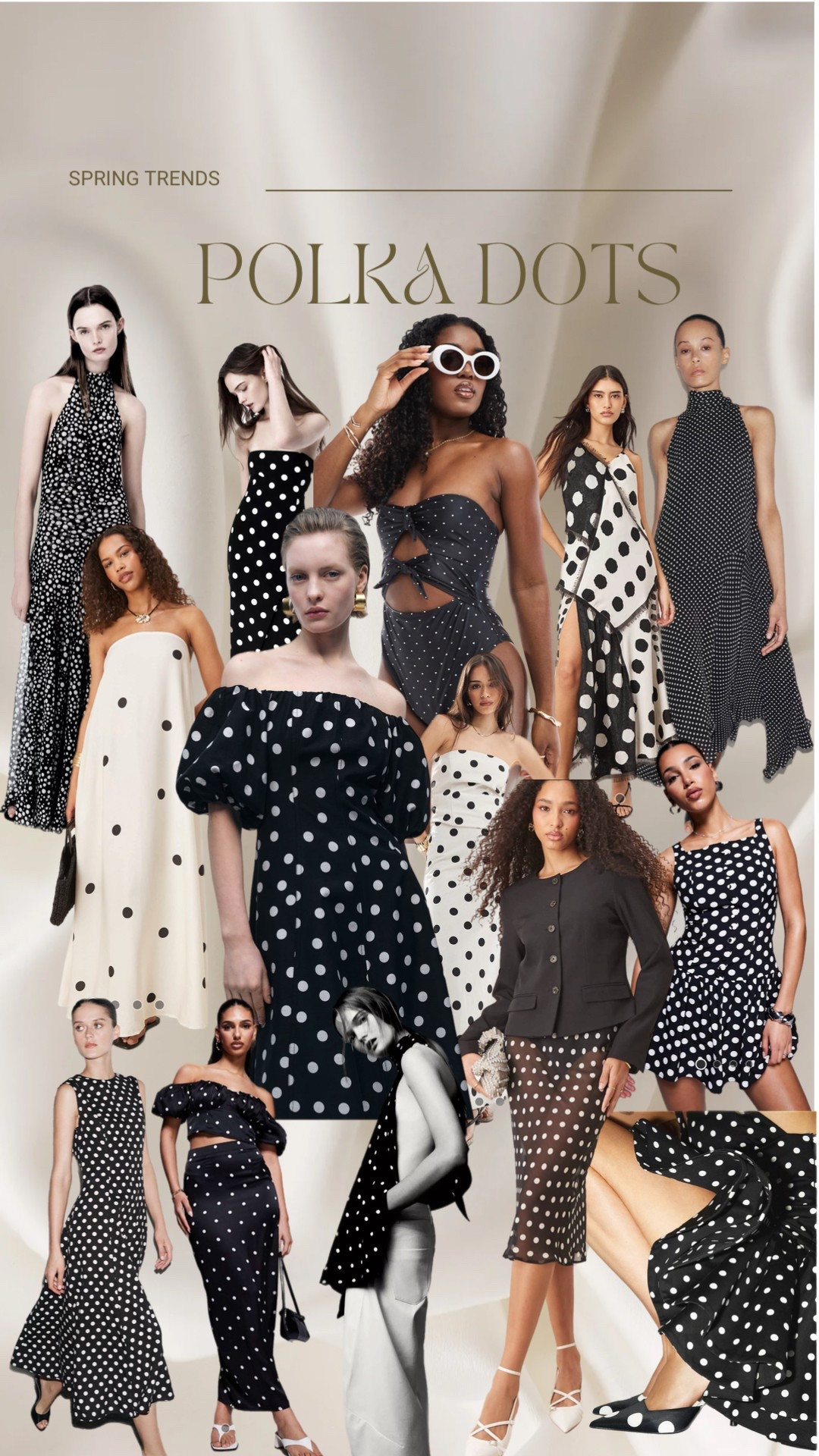 POLKA DOT MIDI DRESS ZW COLLECTION curated on LTK