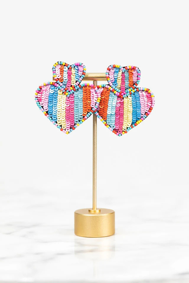 Madison Heart Earrings | Avara