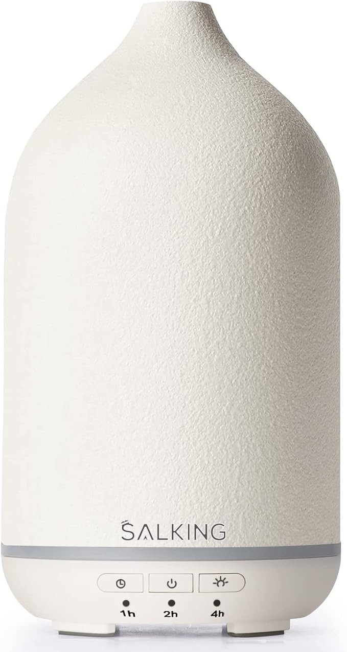 SALKING Ceramic Essential Oil Diffuser, Stone Diffusers for Essential Oils, Ultrasonic Aromathera... | Amazon (US)