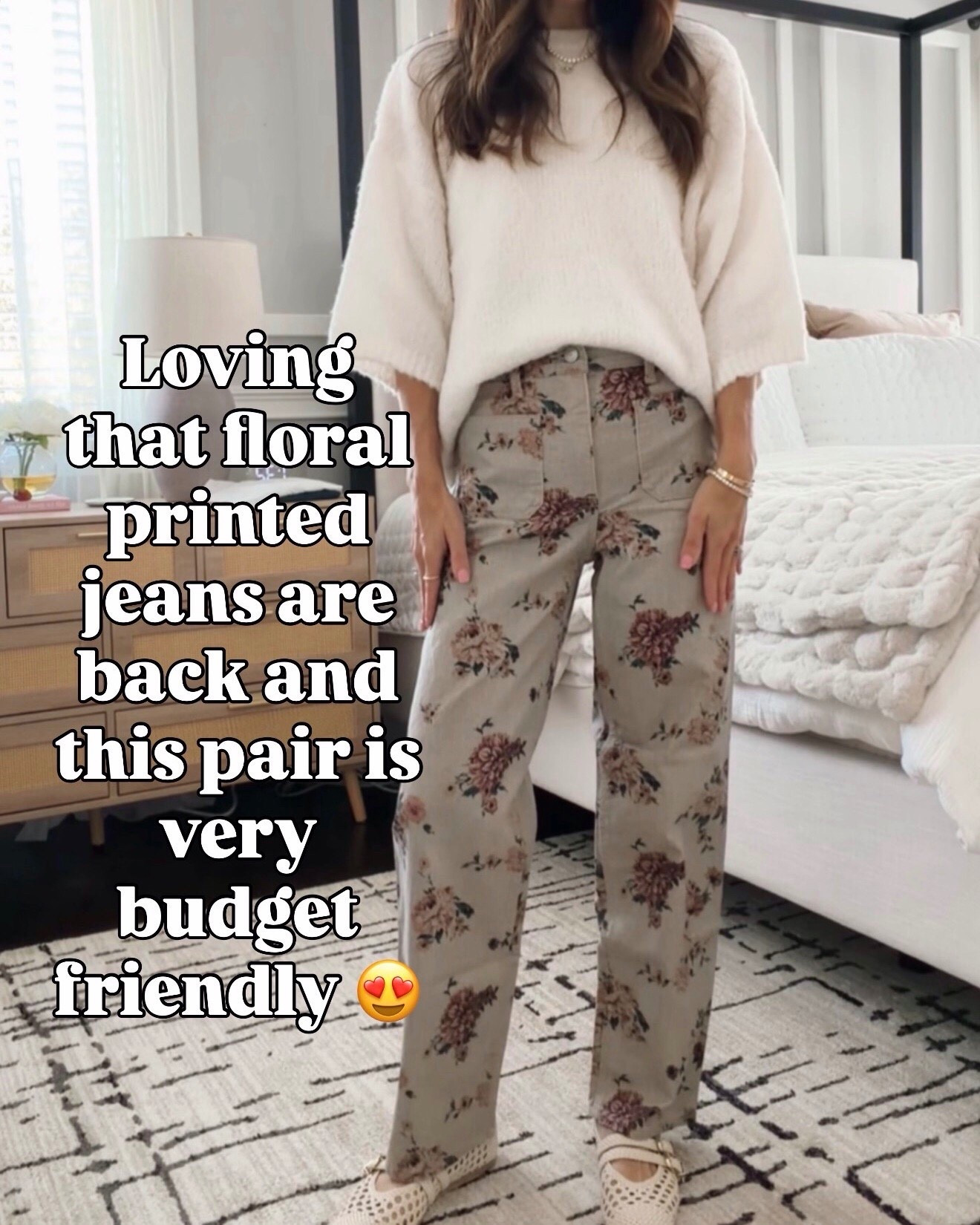 Floral jeans are back — and this pair is super budget-friendly 😍 

#LTKootd #LTKSeasonal #LTKOver40