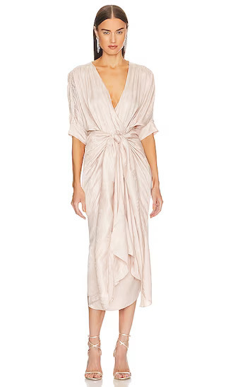 Sami Dress | Blush Dress | Nude Dress | Light Pink Dress | Plunge Dress | Pink Baby Shower Dress | Revolve Clothing (Global)