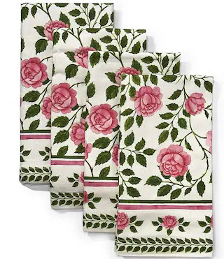Southern Living Constance Collection Floral Print Napkins, Set of 4 | Dillard's | Dillard's