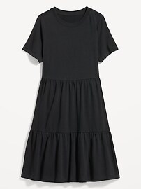 Tiered Mini Swing T-Shirt Dress for Women | Old Navy (US)