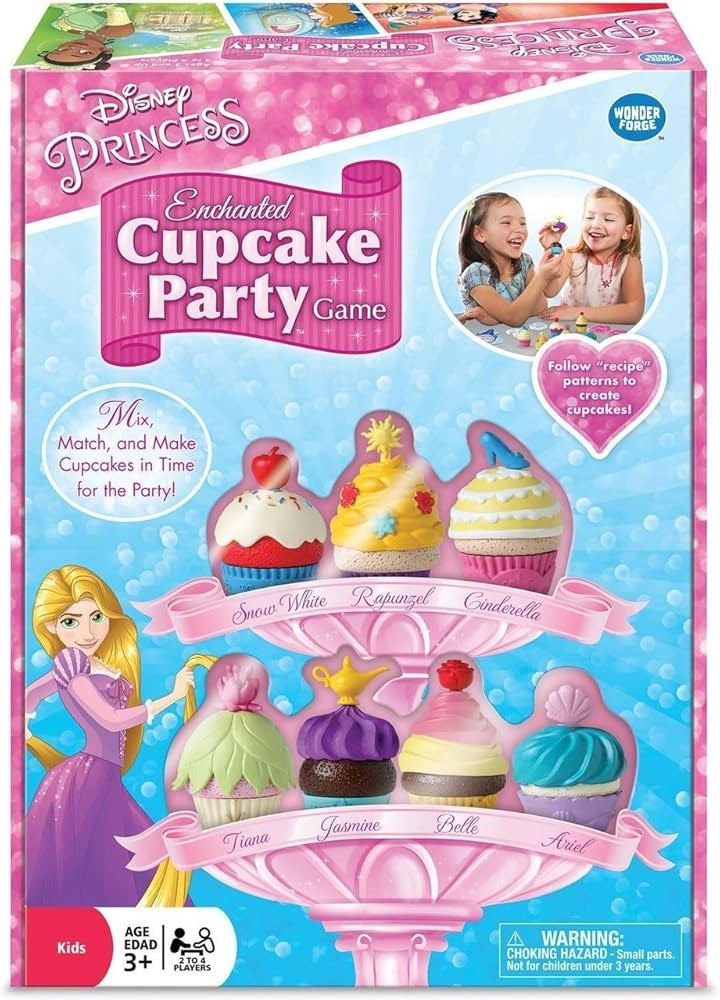 Wonder Forge Disney Princess Enchanted Cupcake Party Game - Exciting Matching Game | Fun for Kids... | Amazon (US)