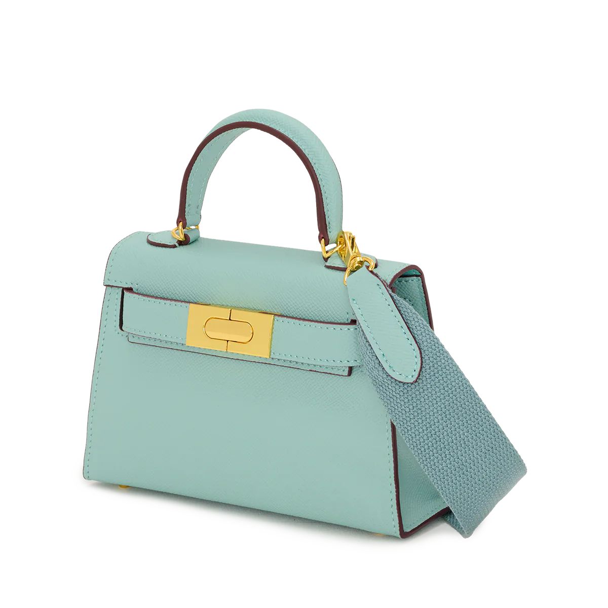 Lily and Bean Evie Leather Bag Sky Blue | Lily and Bean