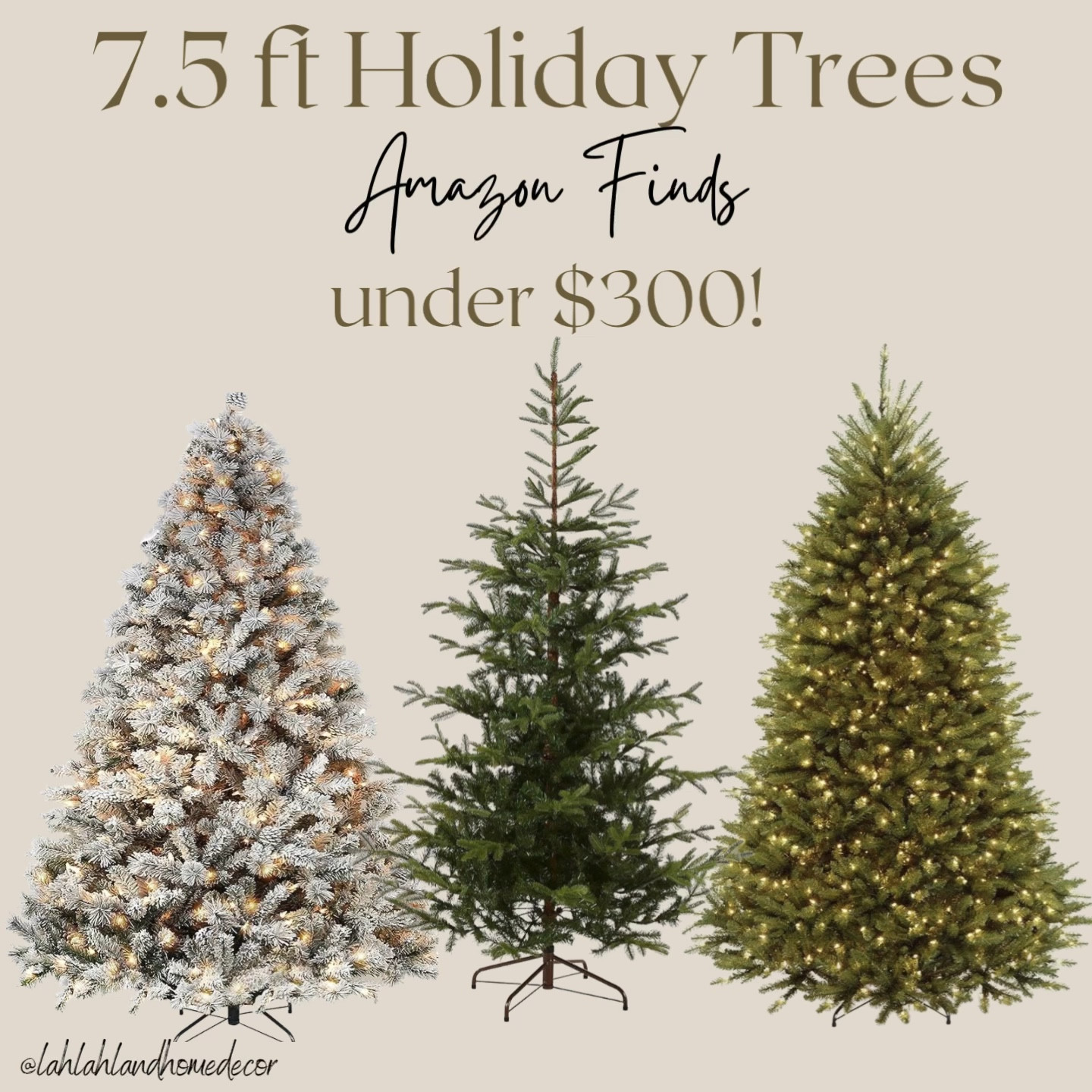 7.5 foot holiday trees under $300! pre-lit tree | flocked christmas tree | holiday decorations | xmas decor @amazon #amazonhome 

#LTKHoliday #LTKSeasonal #LTKsalealert