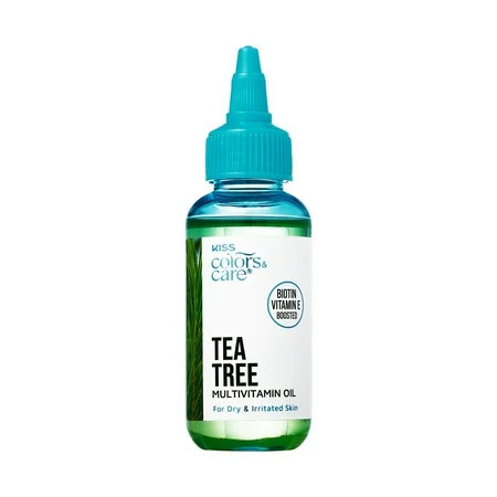 KISS Colors & Care Multivitamin Oil for Hair & Skincare Tea Tree 2.5 oz. | Walmart (US)