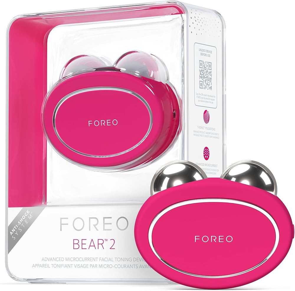 FOREO BEAR 2 Advanced Lifting & Toning Microcurrent Facial Device - Anti Aging Face Sculpting Too... | Amazon (US)
