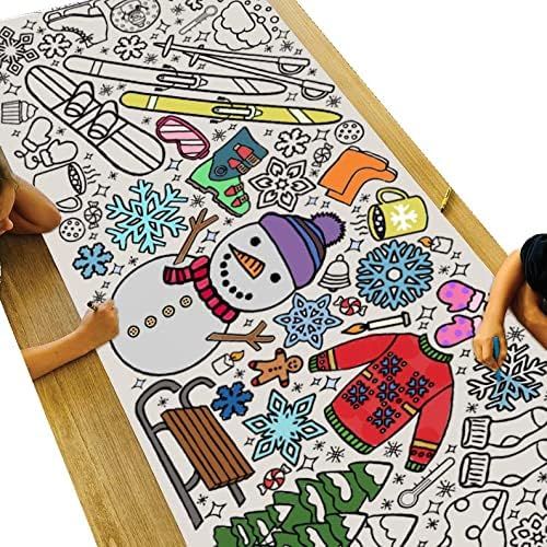 Tiny Expressions Giant Winter Activity Poster for Families - 30 x 72 Inches Jumbo Paper Coloring ... | Amazon (US)