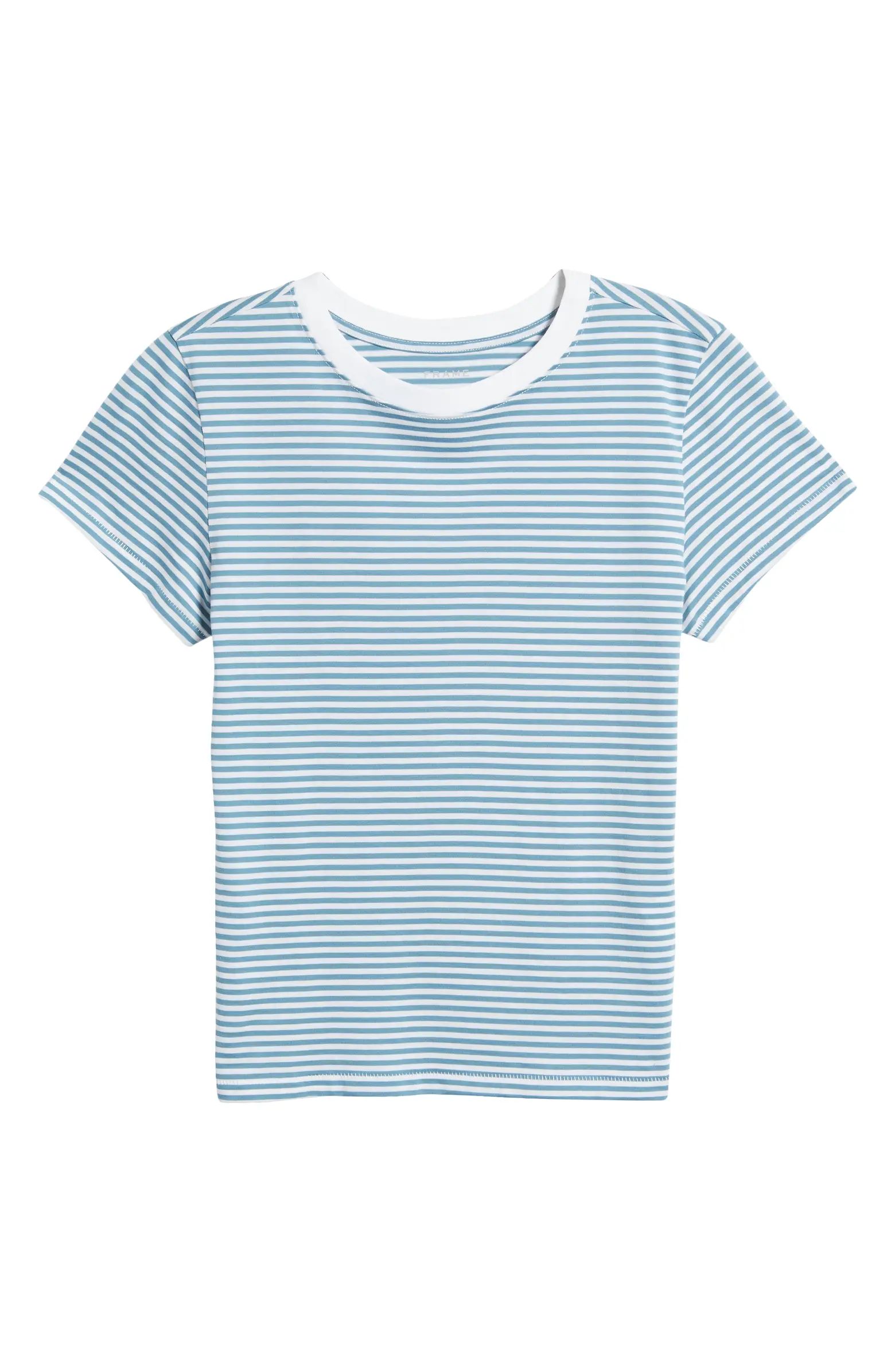 FRAME Stripe Fitted T-Shirt | Nordstrom | Nordstrom