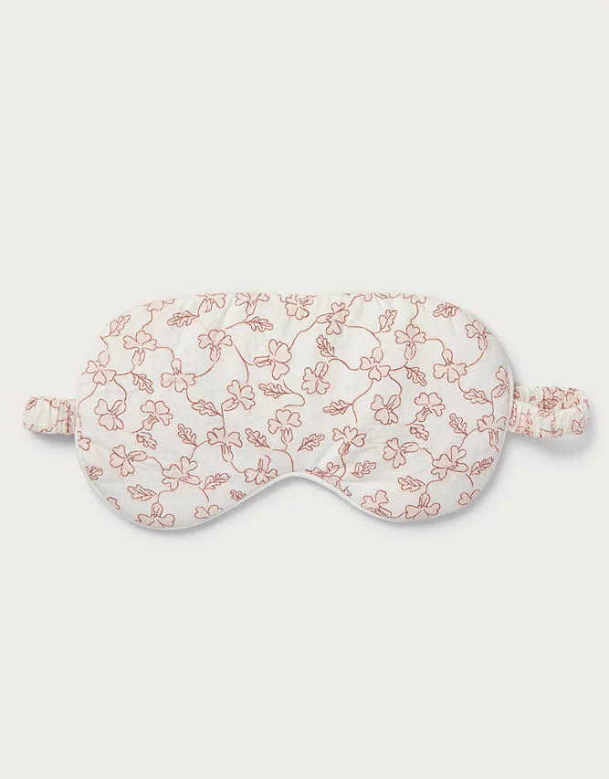 Organic Cotton Floral Sleep Eye Mask | Slippers, Socks & Sleep Acce... | The White Company UK & ROW