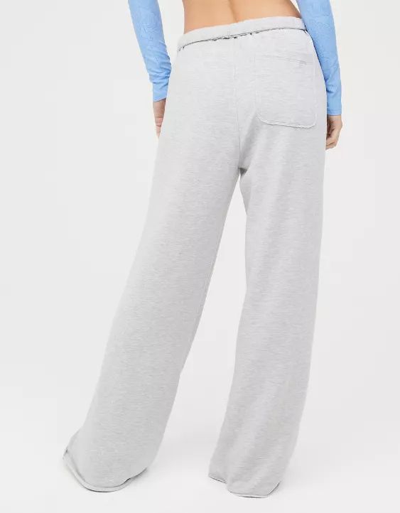 OFFLINE By Aerie OTT Fleece Super Wide Leg Pant | Aerie