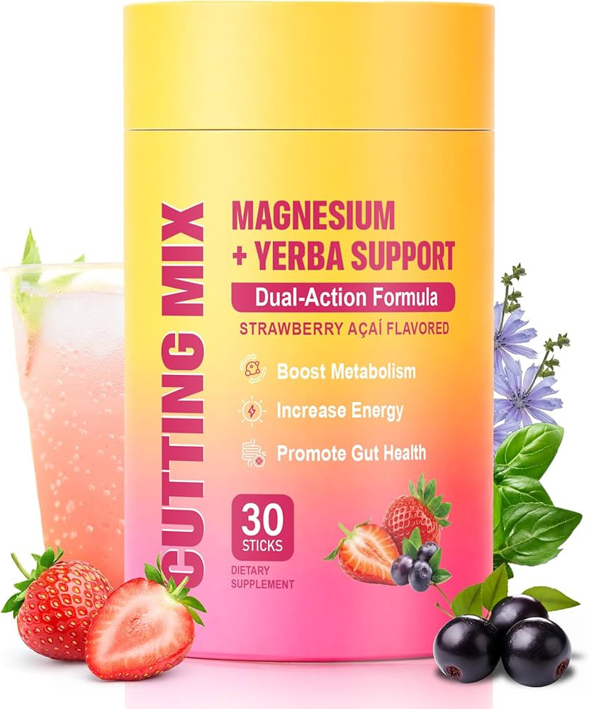 Cutting Drink Mix – Supports Energy & Gut Health with Magnesium, Berberine, Chromium, 5-HTP, Ye... | Amazon (US)