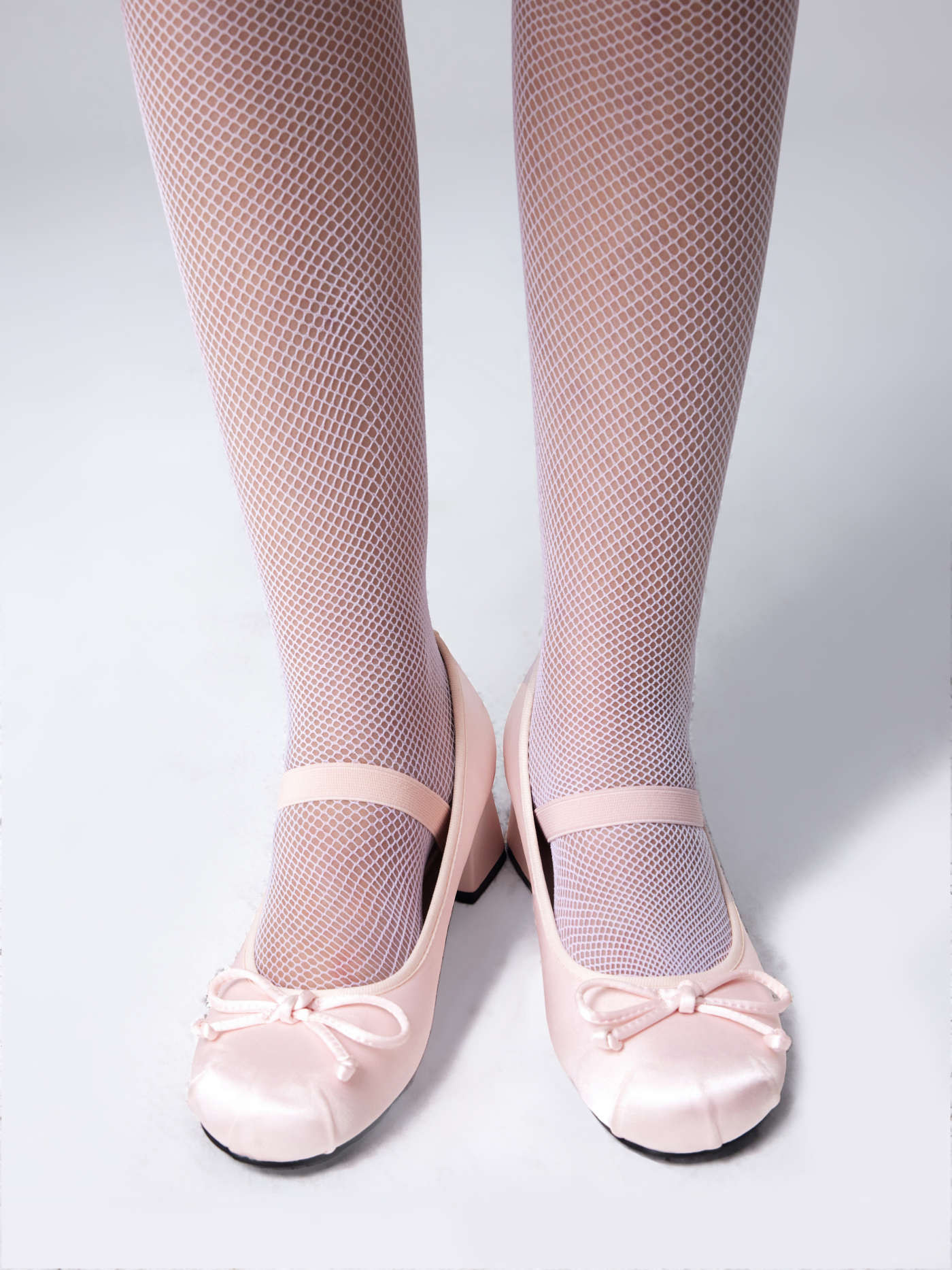 Bowknot Decor Satin Heeled Mary Jane Shoes | Cider