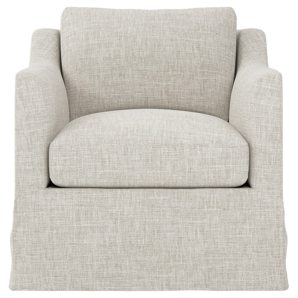 Madeline Fog Slipcovered Chair | Kathy Kuo Home
