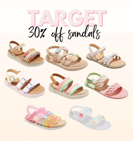 Toddler girl sandals on sale from target 

#LTKshoecrush #LTKsalealert #LTKkids