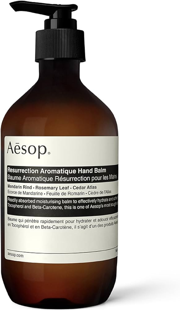 Aesop Resurrection Aromatique Hand Balm | Rich, Moisturizing Balm for Hands and Cuticles | Fragra... | Amazon (US)