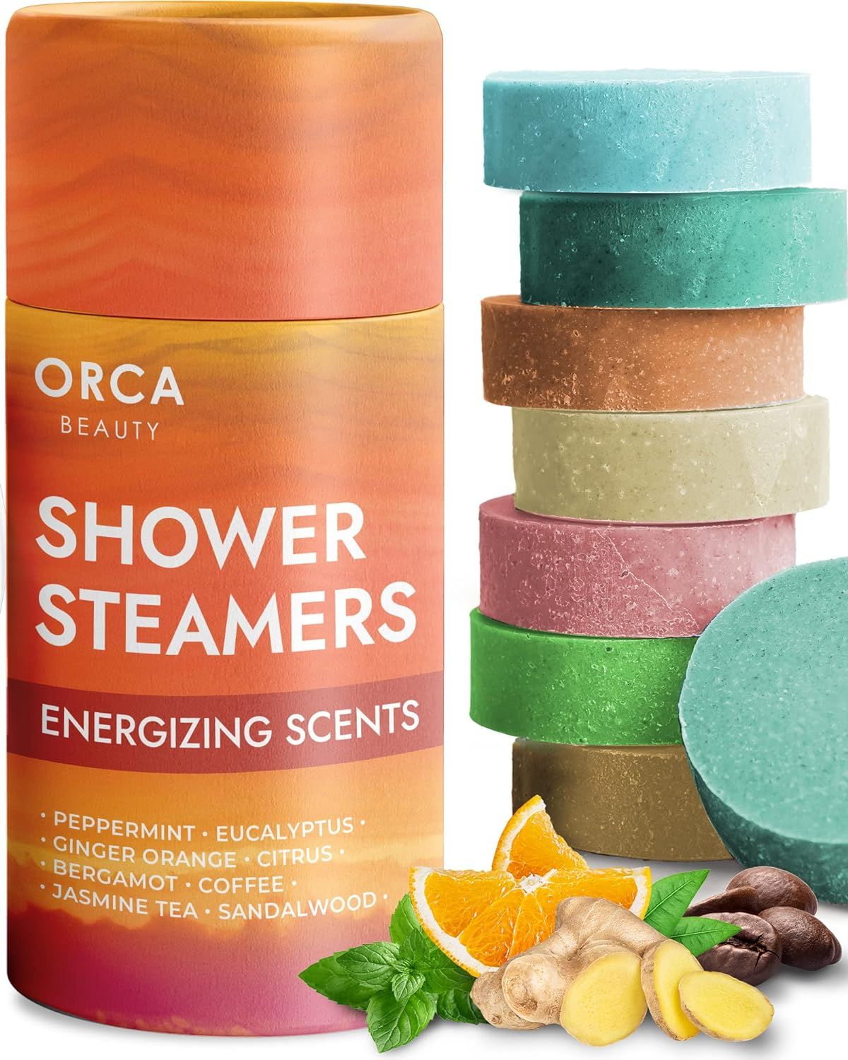 8PC Shower Steamers Aromatherapy - Shower Bombs, 8 Scents - Eucalyptus Shower Steamer, Shower Bom... | Amazon (US)