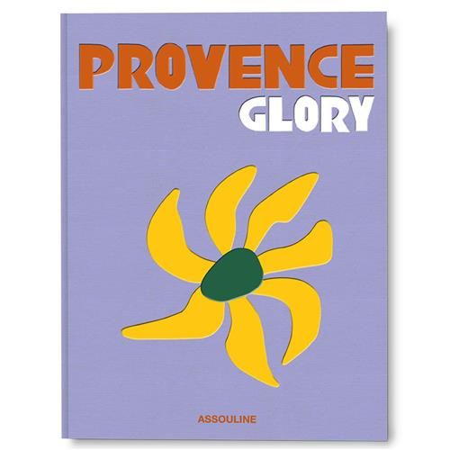 Assouline Provence Glory Coastal Beach Purple Hardback Designer Book | Kathy Kuo Home